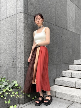 miyabi uechiさん（レディース・162cm）の夏コーディネート