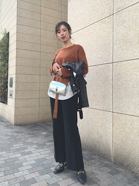 miyabi uechiさん（レディース・162cm）の冬コーディネート