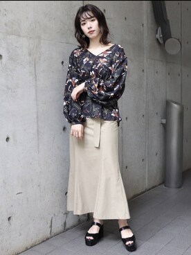 miyabi uechiさん（レディース・162cm）の春コーディネート