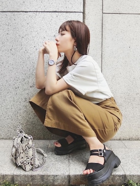 miyabi uechiさん（レディース・162cm）の春コーディネート