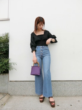 miyabi uechiさん（レディース・162cm）の春コーディネート