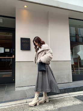 miyabi uechiさん（レディース・162cm）の冬コーディネート