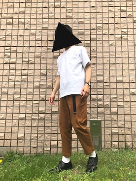 「BACK NUMBER（バックナンバー）のアイテム（スラックス）」を使った、Ron.7さん（メンズ・171cm）の夏コーディネート