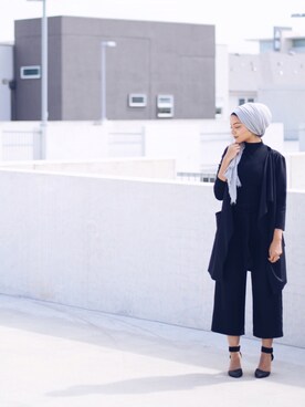 「modestfashion」｜Bushra さん（レディース・157cm）の春コーディネート