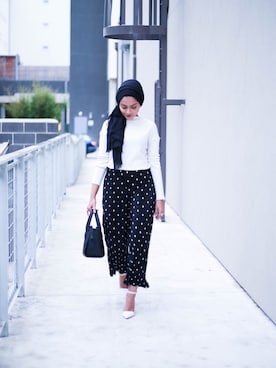 「modestfashion」｜Bushra さん（レディース・157cm）の春コーディネート