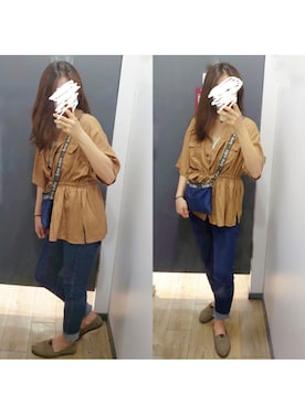 Colleena Zhangさん（レディース・161cm）の夏コーディネート