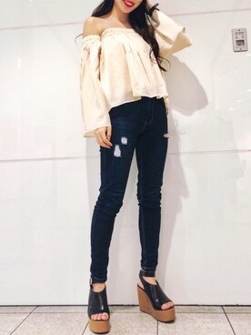 「平成最後のWEARISTAセンバツ」｜「アイテム（サンダル）」を使った、envym_akaneさん（レディース・160cm）の春コーディネート