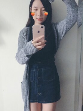 「5（ファイブ）のアイテム（ジャケット/アウター）」を使った、🍑Sharon🍑さん（レディース・161cm）の春コーディネート