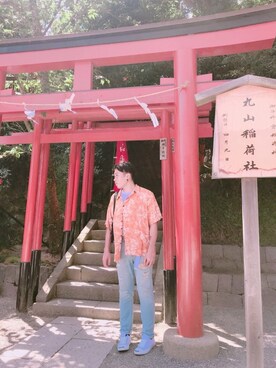 「NET（ネット）のアイテム（パンツ）」を使った、亨仔🐻さん（メンズ・181cm）の夏コーディネート