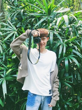 「アイテム（その他トップス、ブラウン系）」を使った、Wanggieg15さん（メンズ・178cm）の秋コーディネート