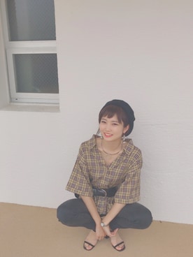 「アイテム（ピアス（両耳用））」を使った、ayuさん（レディース・158cm・20代）の夏コーディネート