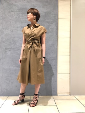 「アイテム（イヤリング）」を使った、RINAさん（レディース・164cm・20代）の夏コーディネート