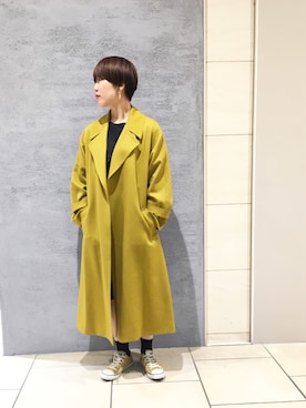 「STUDIOUS CITY（ステュディオスシティ）のアイテム」を使った、RINAさん（レディース・164cm）の夏コーディネート