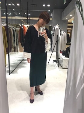 「city（シティ）のアイテム」を使った、RINAさん（レディース・164cm）の秋コーディネート