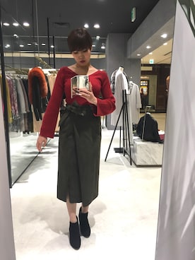 「city（シティ）のアイテム」を使った、RINAさん（レディース・164cm）の秋コーディネート