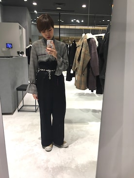 「city（シティ）のアイテム」を使った、RINAさん（レディース・164cm）の秋コーディネート