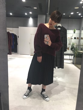 「city（シティ）のアイテム」を使った、RINAさん（レディース・164cm）の秋コーディネート