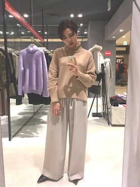 「city（シティ）のアイテム」を使った、RINAさん（レディース・164cm）の冬コーディネート