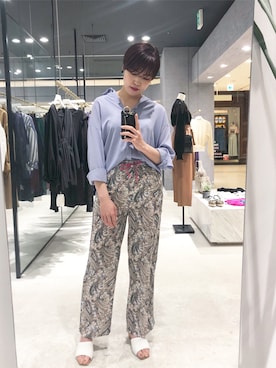 「city（シティ）のアイテム」を使った、RINAさん（レディース・164cm）の春コーディネート