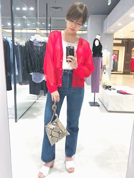 「city（シティ）のアイテム」を使った、RINAさん（レディース・164cm）の春コーディネート