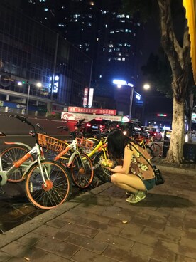 「可爱」｜扁扁 哥妹精品女装さん（レディース・166cm）の春コーディネート