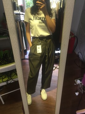 「欧美」｜扁扁 哥妹精品女装さん（レディース・166cm）の春コーディネート