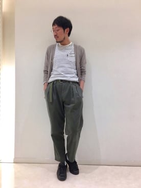 「coenスタッフスタイリング」｜「アイテム（その他）」を使った、ひろMAXさん（メンズ・182cm）の春コーディネート