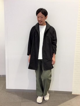 「ナチュラル」｜「アイテム（その他アウター）」を使った、ひろMAXさん（メンズ・180cm）の秋コーディネート