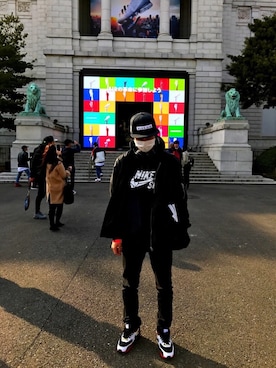 「DC（ディーシー）のアイテム（パンツ）」を使った、WY527さん（メンズ・175cm）の春コーディネート