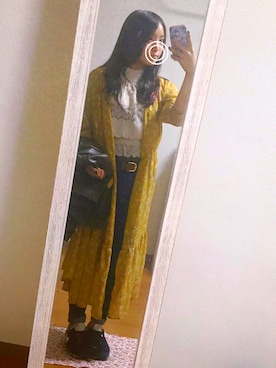 「カシュクール」｜「アイテム（ライダースジャケット）」を使った、ｙｏｕさん（レディース・151cm）の秋コーディネート