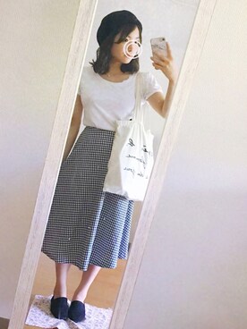 「H&M（エイチ・アンド・エム）のアイテム（ローファー）」を使った、ｙｏｕさん（レディース・150cm）の夏コーディネート