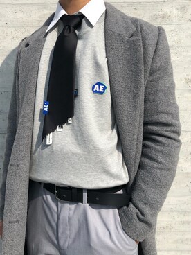 「アイテム（フォーマルスーツ/小物）」を使った、xsntpさん（メンズ・177cm・10代）の冬コーディネート