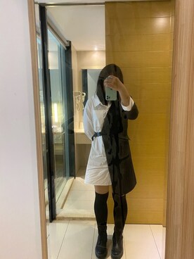 「ONLY（オンリー）のアイテム（スカート）」を使った、xiaoran0117さん（レディース・162cm）の春コーディネート