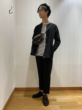 「WILD THINGS（ワイルドシングス）のアイテム（バッグ）」を使った、東松さん（メンズ・168cm）の秋コーディネート