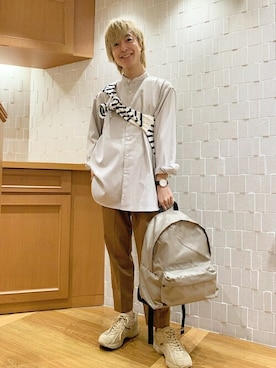 「SHIPS any（シップス エニィ）のアイテム（スニーカー）」を使った、東松さん（メンズ・168cm）の夏コーディネート