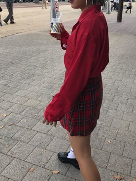 「me（ミイ）のアイテム」を使った、ミサ(JEANASiS)さん（レディース・155cm）の秋コーディネート