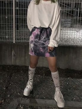 「ニーハイソックス」｜ミサ(JEANASiS)さん（レディース・155cm）の秋コーディネート