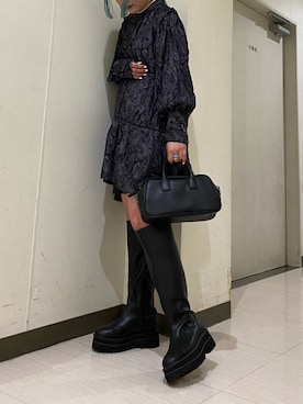 「ミニワンピ」｜ミサ(JEANASiS)さん（レディース・155cm）の春コーディネート