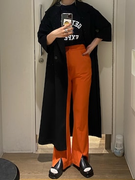 「JEANASIS（ジーナシス）のアイテム（その他アウター）」を使った、ミサ(JEANASiS)さん（レディース・155cm）の春コーディネート