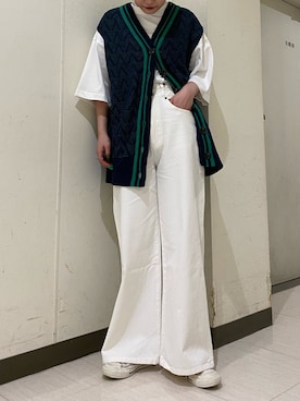 「ジーナシス」｜「アイテム（その他）」を使った、ミサ(JEANASiS)さん（レディース・155cm）の春コーディネート