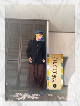 「Right-on（ライトオン）のアイテム（その他アウター）」を使った、かずやさん（メンズ・170cm）の春コーディネート