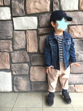 y&y(*˘︶˘*).｡.:*♡さん（キッズ・90cm）の春コーディネート