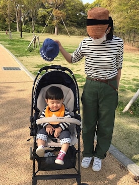 「babyGAP（babyGAP）のアイテム」を使った、azさん（レディース・158cm）の春コーディネート