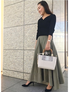 OUVRAGE CLASSEさん（レディース・158cm）の秋コーディネート