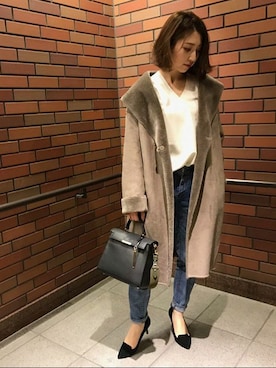 「FIRMIN（ファーミン）のアイテム」を使った、OUVRAGE CLASSEさん（レディース・158cm）の秋コーディネート