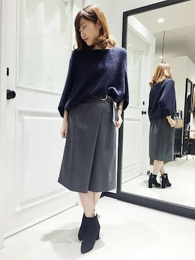 OUVRAGE CLASSEさん（レディース・158cm）の秋コーディネート