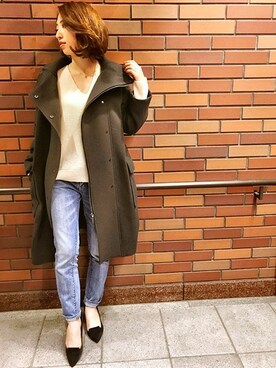 「OUVRAGE CLASSE（ウヴラージュクラス）のアイテム」を使った、OUVRAGE CLASSEさん（レディース・158cm）の秋コーディネート