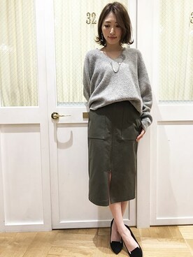 OUVRAGE CLASSEさん(レディース・158cm)の冬コーディネート