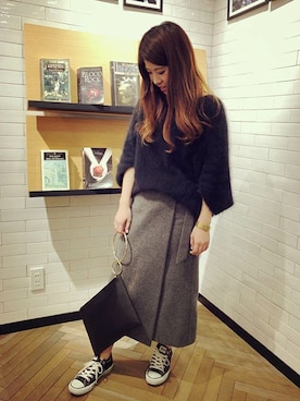 OUVRAGE CLASSEさん（レディース・158cm）の冬コーディネート