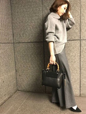 「FIRMIN（ファーミン）のアイテム」を使った、OUVRAGE CLASSEさん（レディース・158cm）の冬コーディネート